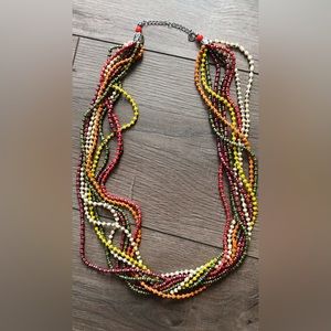 Native beading layered necklace❤️🧡💛💚